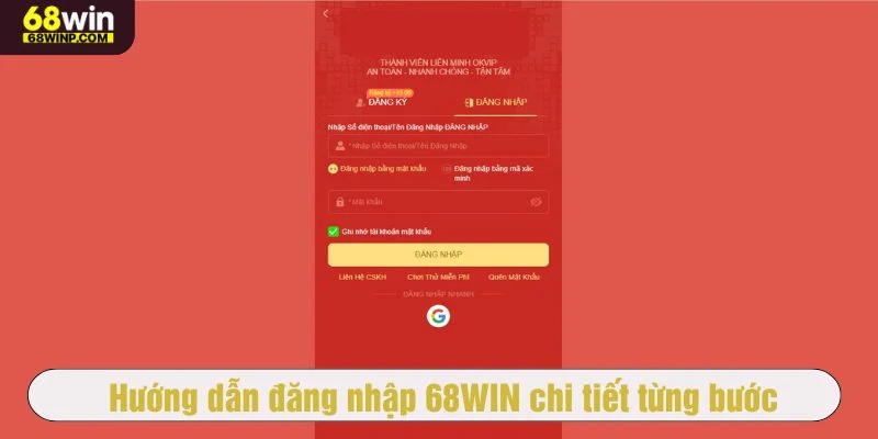 Điền thông tin theo form để hệ thống xác nhận