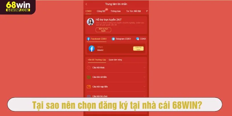 Nhà cái 68WIN nổi bật với sự chuyên nghiệp và bảo mật cao